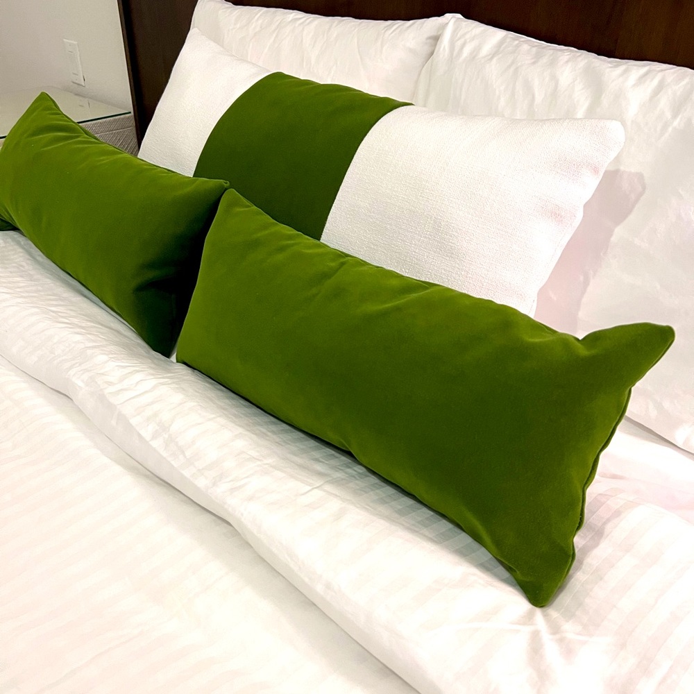Ballard Designs Sundance Ivy InsideOut Performance Fabric Lumbar Pillow 22x10